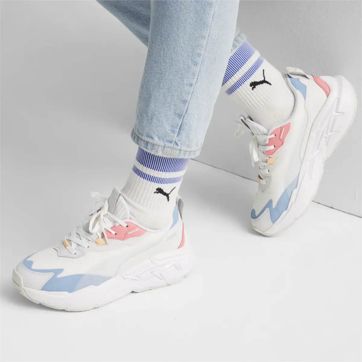 Puma Spina Nitro Wns Beyaz Kadın Günlük Spor Ayakkabı
