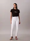 Calvin Klein HERO SS CLASSIC MONOLOGO CNECK T Siyah Kadın Tişört
