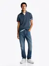 Tommy Hilfiger FLAG CUFF SLIM POLO, DV1 Mavi Erkek T-Shirt & Polo
