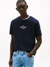Tommy Hilfiger RWB HILFIGER TEE Erkek Siyah T-Shirt