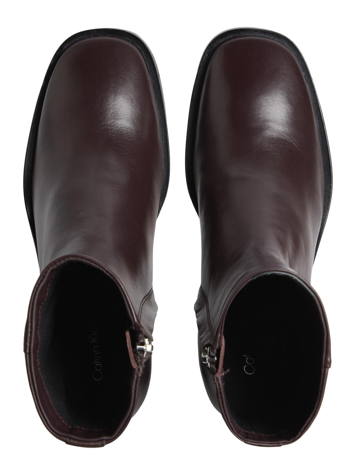 Calvin Klein BLOCK HEEL ZIP BOOT LTH Mor Kadın Bot