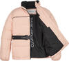 Calvin Klein LOGO TAPE BELT JACKE Kadın Pembe Şişme Mont