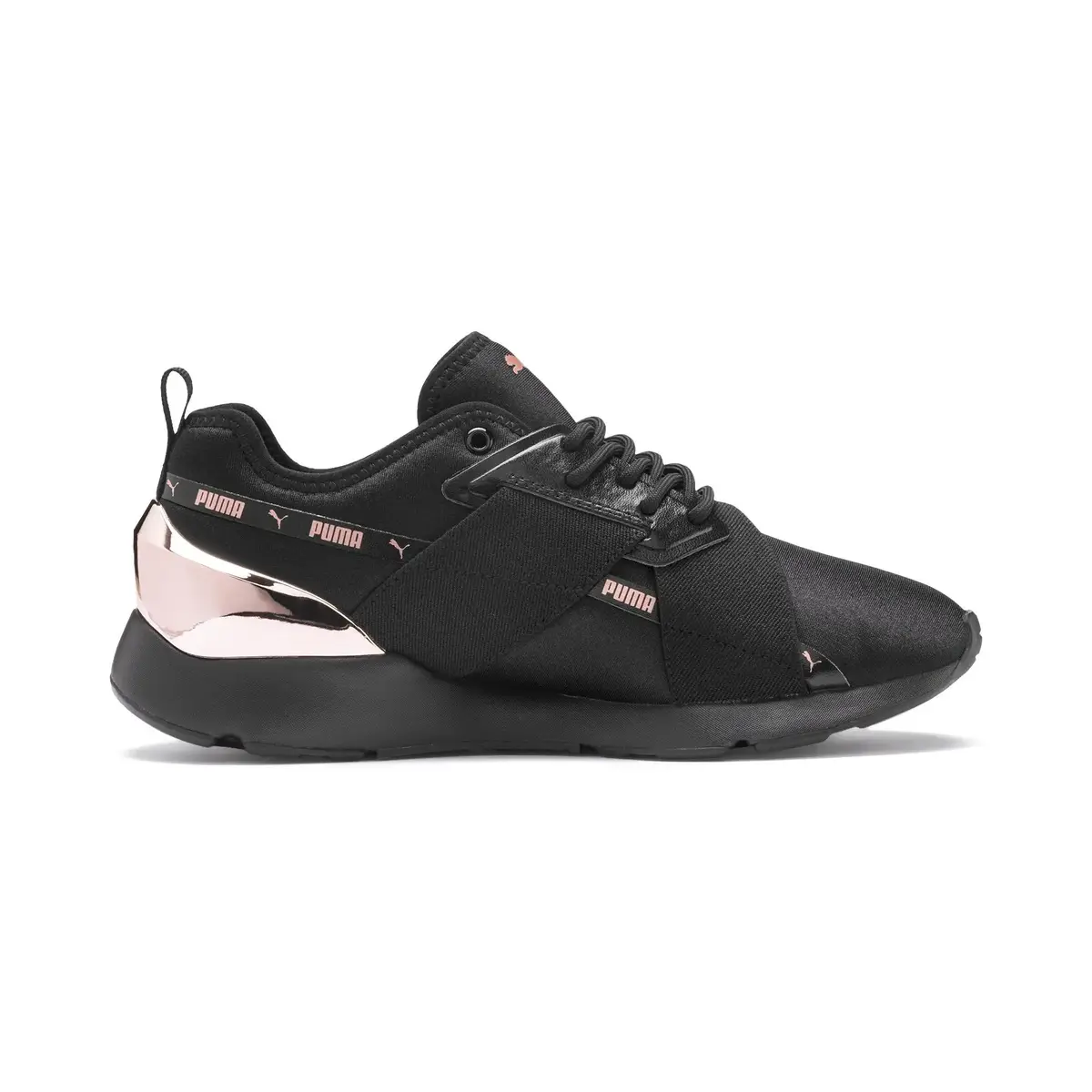 Puma Muse X-2 Metallic Wn S Siyah Kadın Günlük Spor Ayakkabı