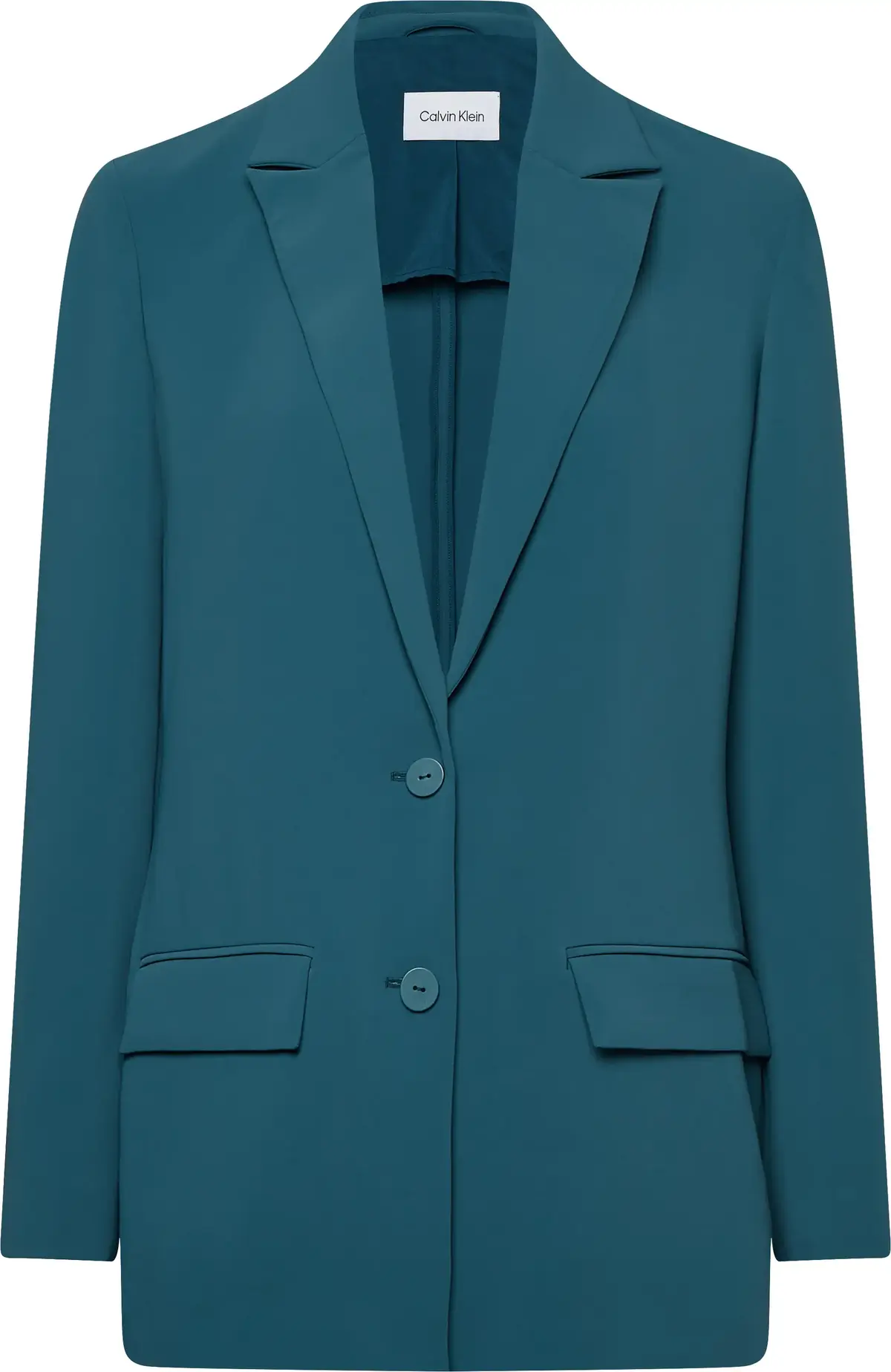 Calvin Klein TRAVEL CREPE RELAXED Kadın Yeşil Blazer
