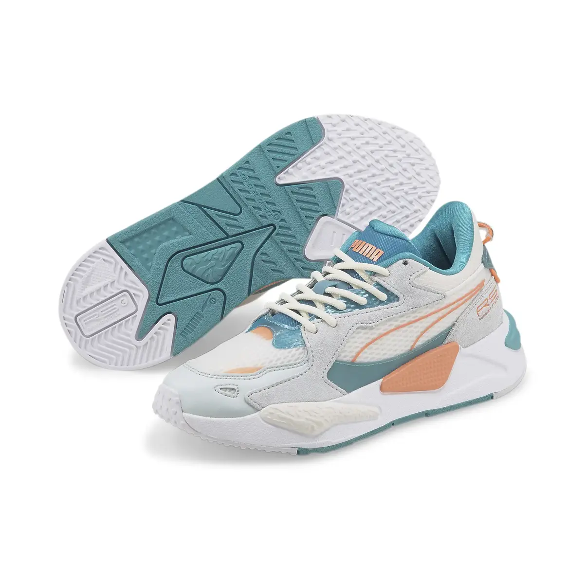 Puma RS-Z Luminous Wns Ice Flow Beyaz Kadın Günlük Spor Ayakkabı