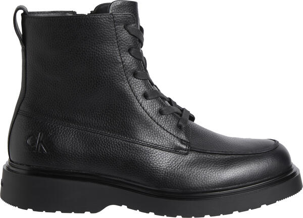 Calvin Klein COMBAT ESS LACE UP APRON LTH W Siyah Erkek Bot