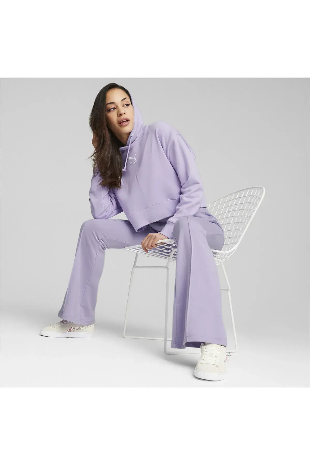 Puma Classıc Flared Lila Kadın Tayt