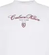 Calvin Klein SS OVERSIZE CK NY TEE Kadın Beyaz T-Shirt