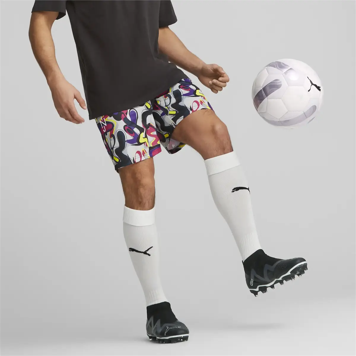 Puma Neymar JR Creativity Çok Renkli Desenli Erkek Şort