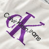 Calvin Klein MONOGRAM SS SWEATER Kadın Beyaz Kazak