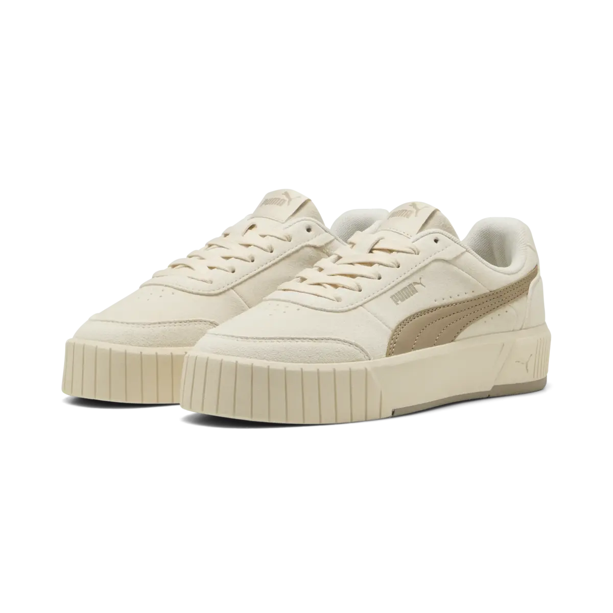 Puma Carina Mia SD Krem Kadın Spor Ayakkabı & Sneaker