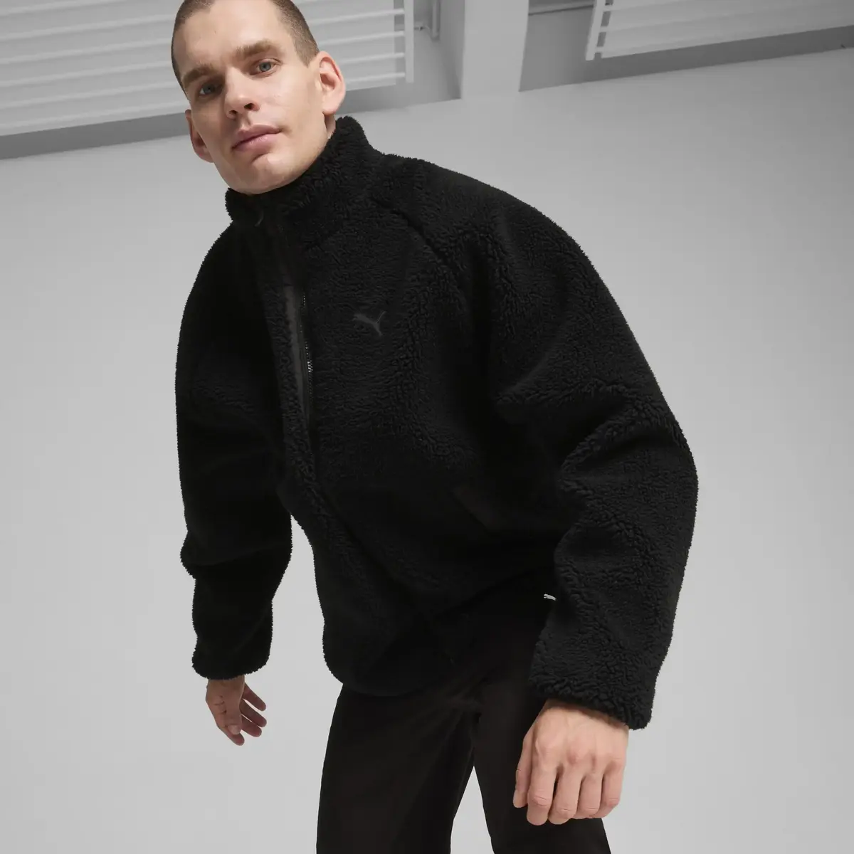 Puma Reversible Sherpa Jacket Siyah Erkek Şişme Mont