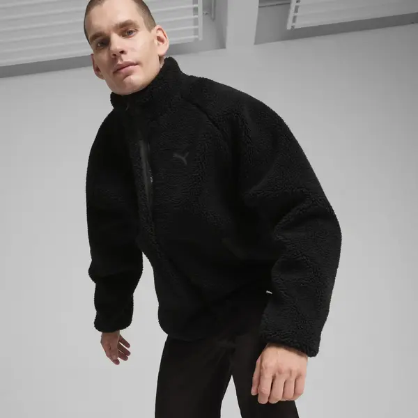 Puma Reversible Sherpa Jacket Siyah Erkek Şişme Mont