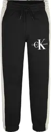 Calvin Klein CLR BLOCK MONOGRAM S Erkek Siyah Eşofman Altı