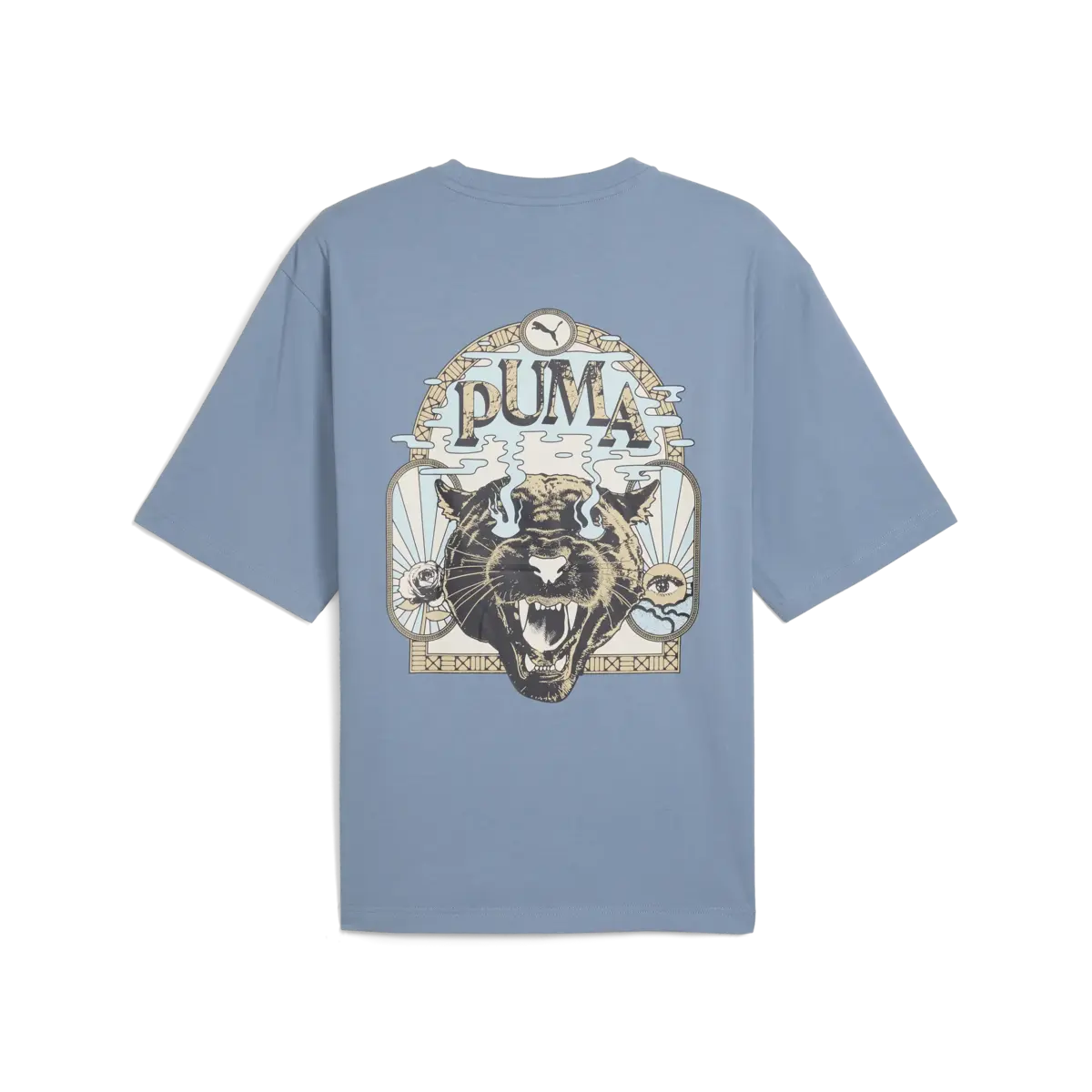 Puma GRAPHIC Tee Mavi Erkek T-Shirt & Polo