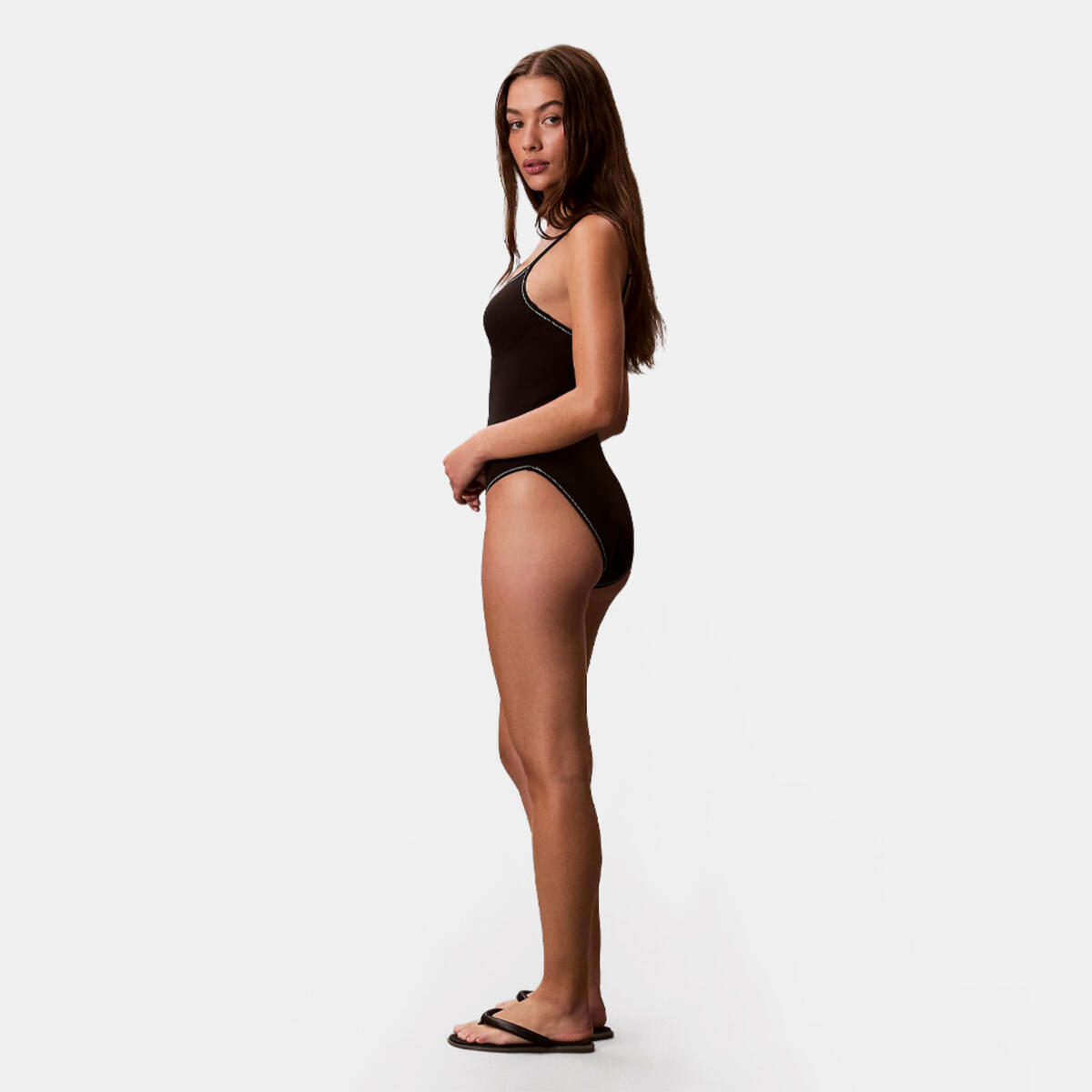Calvin Klein ONE PIECE Siyah Kadın Mayo