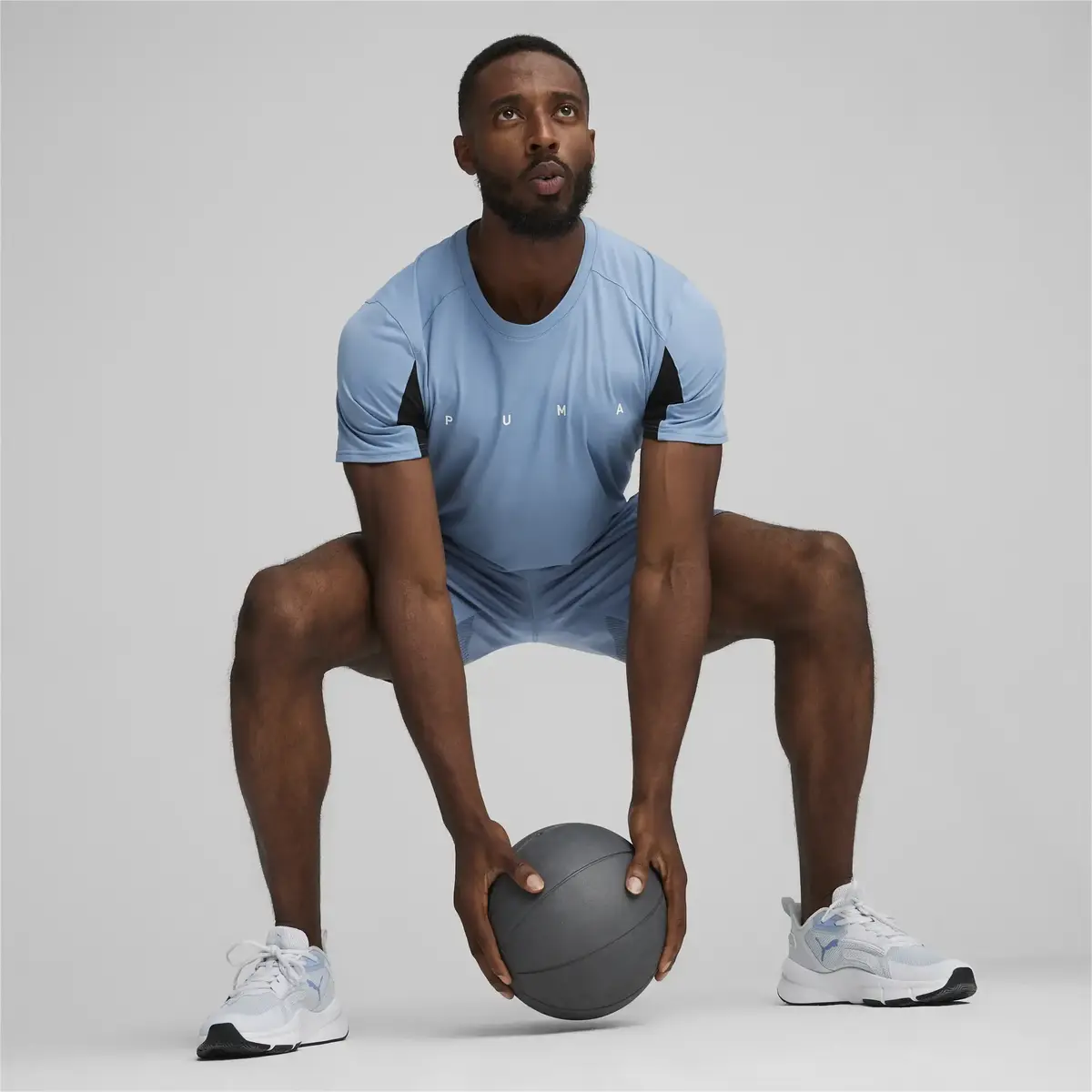 Puma Cloudspun Engineered for Strength Tee Mavi Erkek T-Shirt