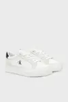 Calvin Klein VULC FLATFORM MG NYLON MIX Beyaz Kadın Günlük Spor Ayakkabı