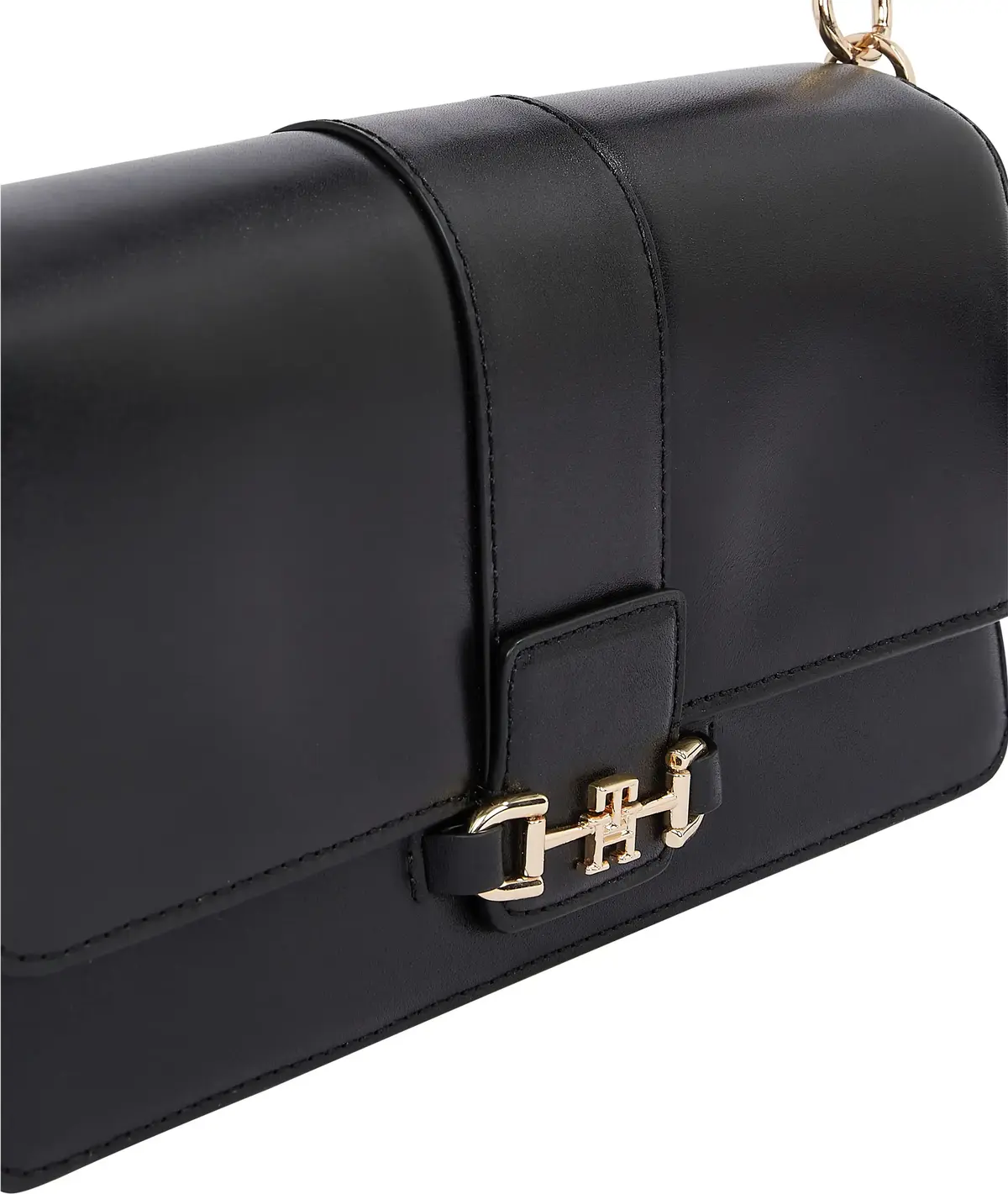 Tommy Hilfiger HERITAGE LEATHER CON, BDS Siyah Kadın Çanta & Cüzdan