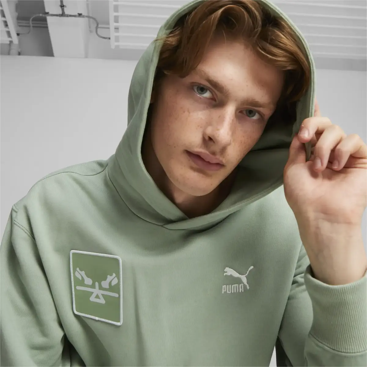 Puma Classıcs Icons Of Unity Hoodie Tr Green Yeşil Erkek Hoodie