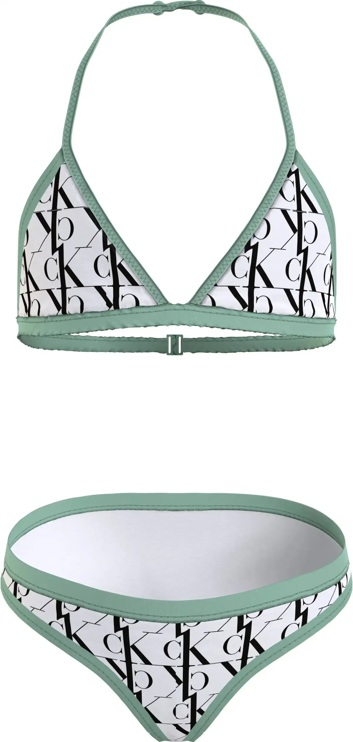 Calvin Klein TRIANGLE BIKINI SET- Kadın Beyaz Bikini Takımı