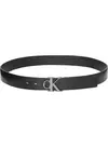 Calvin Klein MONOGRAM PLAQUE BUCKLE 35MM ADJ/ Siyah Erkek Kemer Calvin Klein MONOGRAM PLAQUE BUCKLE 35MM ADJ/ Siyah Erkek Kemer