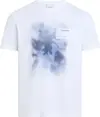 Calvin Klein LAYERED PHOTO PRINT, YAF Beyaz Erkek T-Shirt & Polo