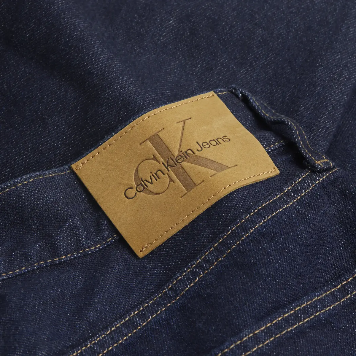 Calvin Klein STANDARD STRAIGHT Erkek Lacivert Kot Pantolon