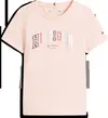 Tommy Hilfiger VARSITY TEE SS, TKZ Pembe Kız Çocuk T-Shirt & Polo