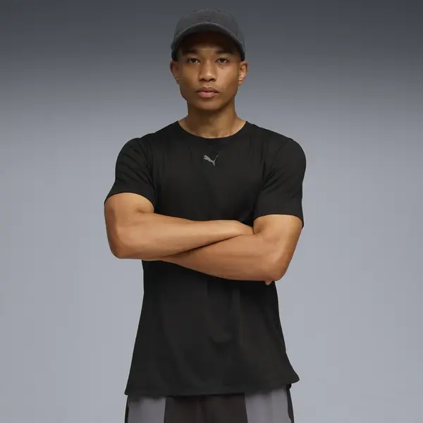 Puma M CLOUDSPUN TEE Siyah Erkek T-Shirt