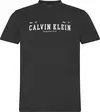 Calvin Klein SS 30S WHSL CALVIN COLL WORD GRA Erkek Siyah T-Shirt