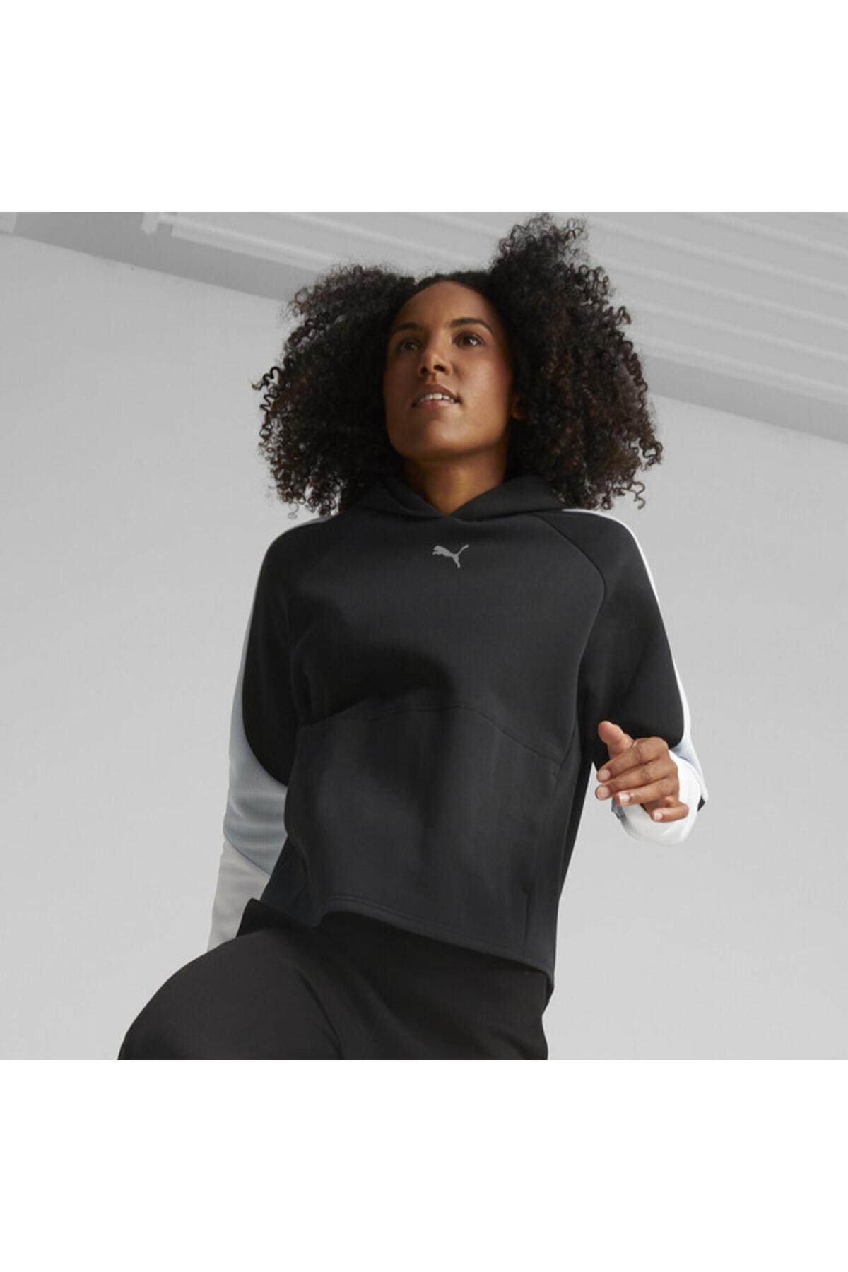 Puma Evostripe Hoodie Siyah Kadın Hoodie