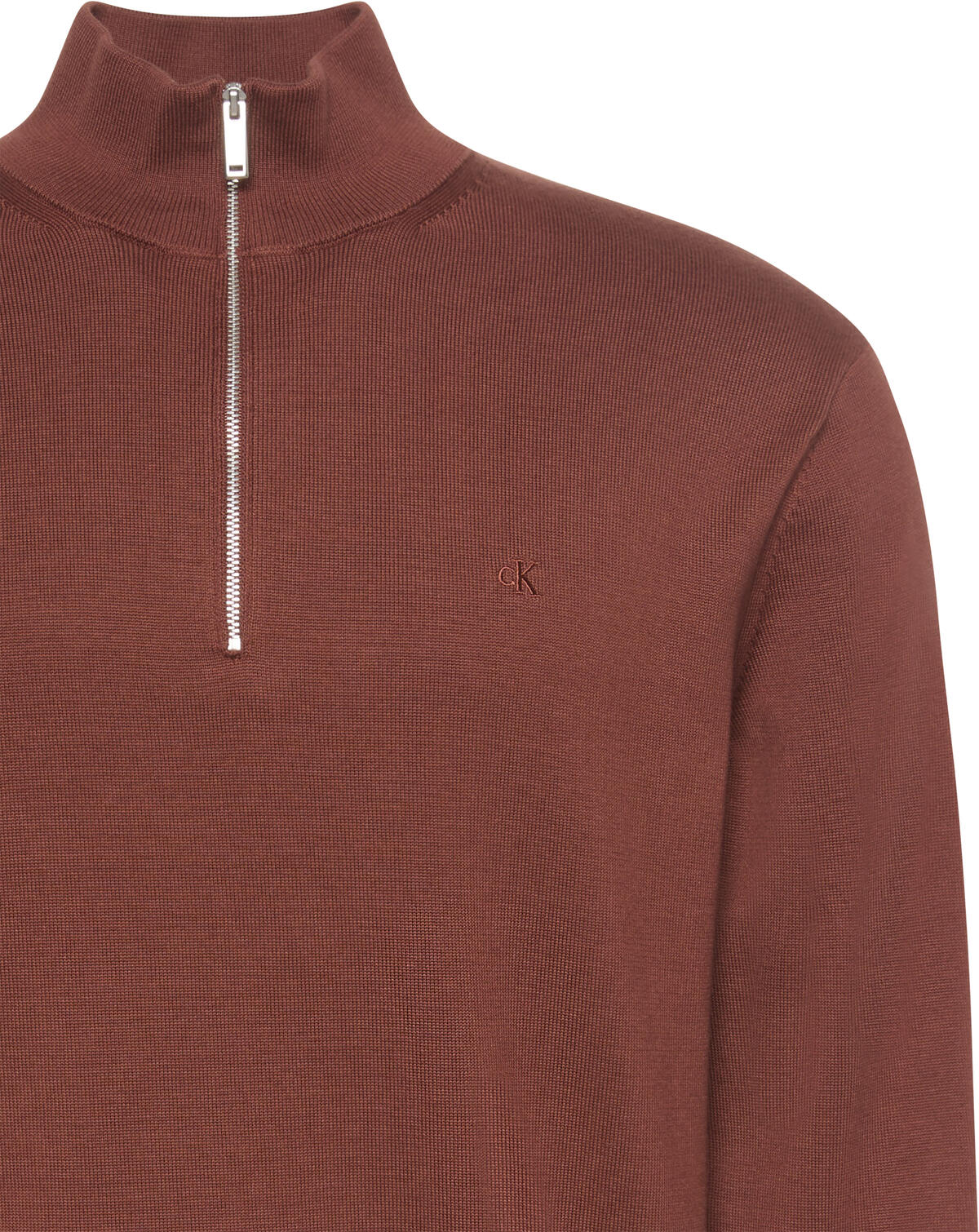 Calvin Klein LS SUPIMA QZ SWEATER 12GG Kırmızı Erkek Sweatshirt Calvin Klein LS SUPIMA QZ SWEATER 12GG Kırmızı Erkek Sweatshirt