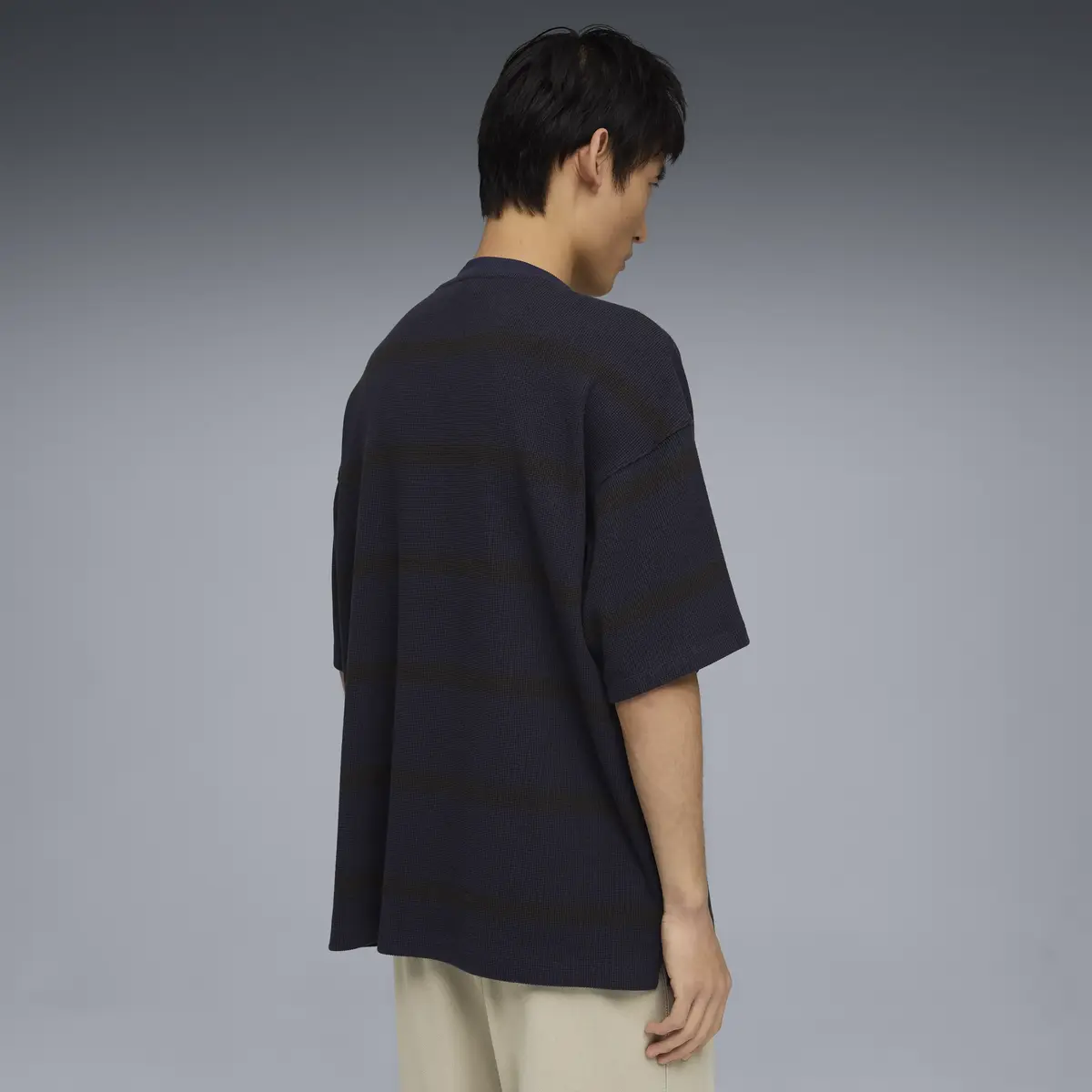 Puma SELECT Essentials Waffle Tee Siyah Erkek T-Shirt