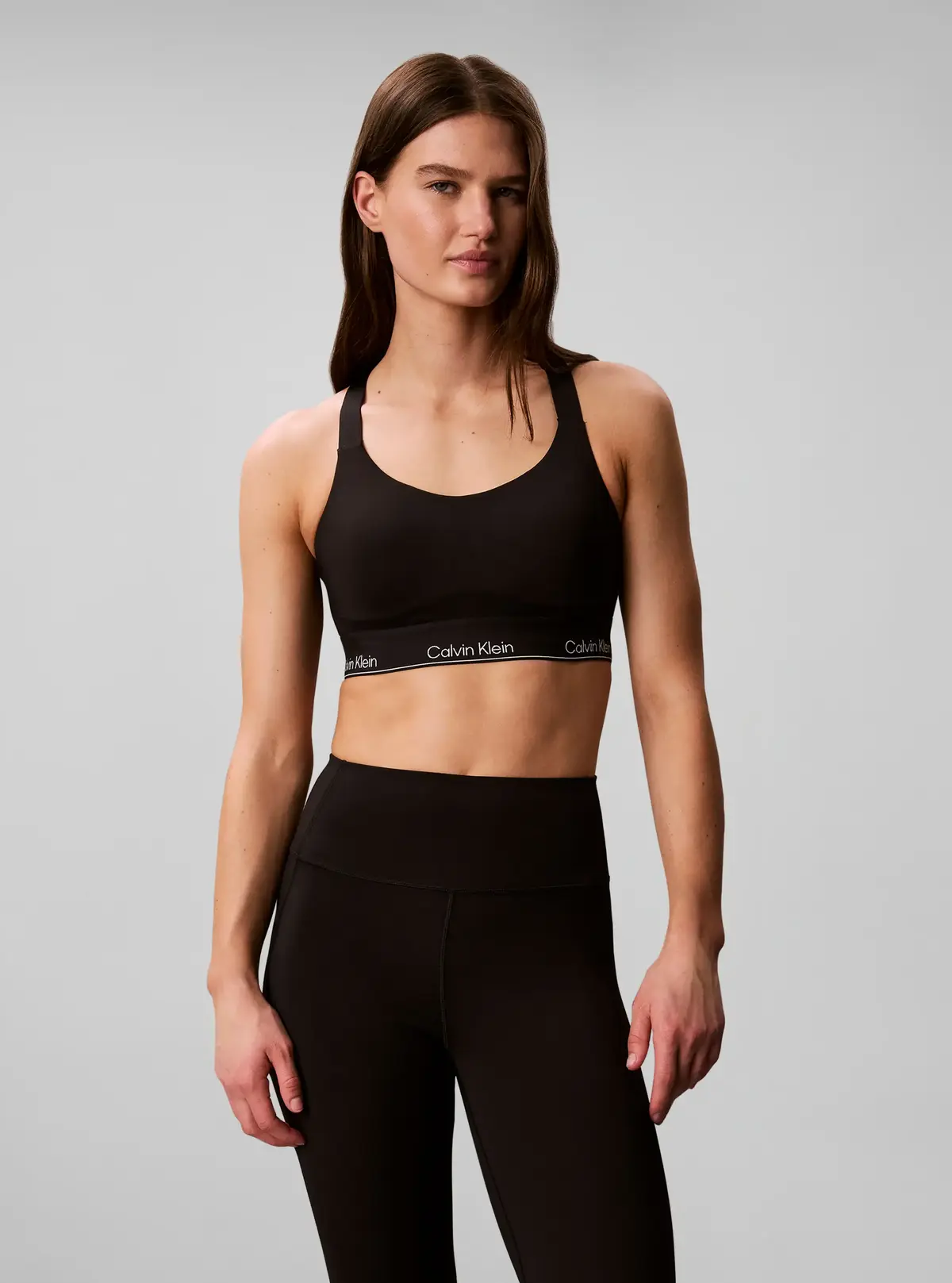 Calvin Klein MODERN SPORT HIGH SU, BAE Siyah Kadın Sporcu Sütyeni