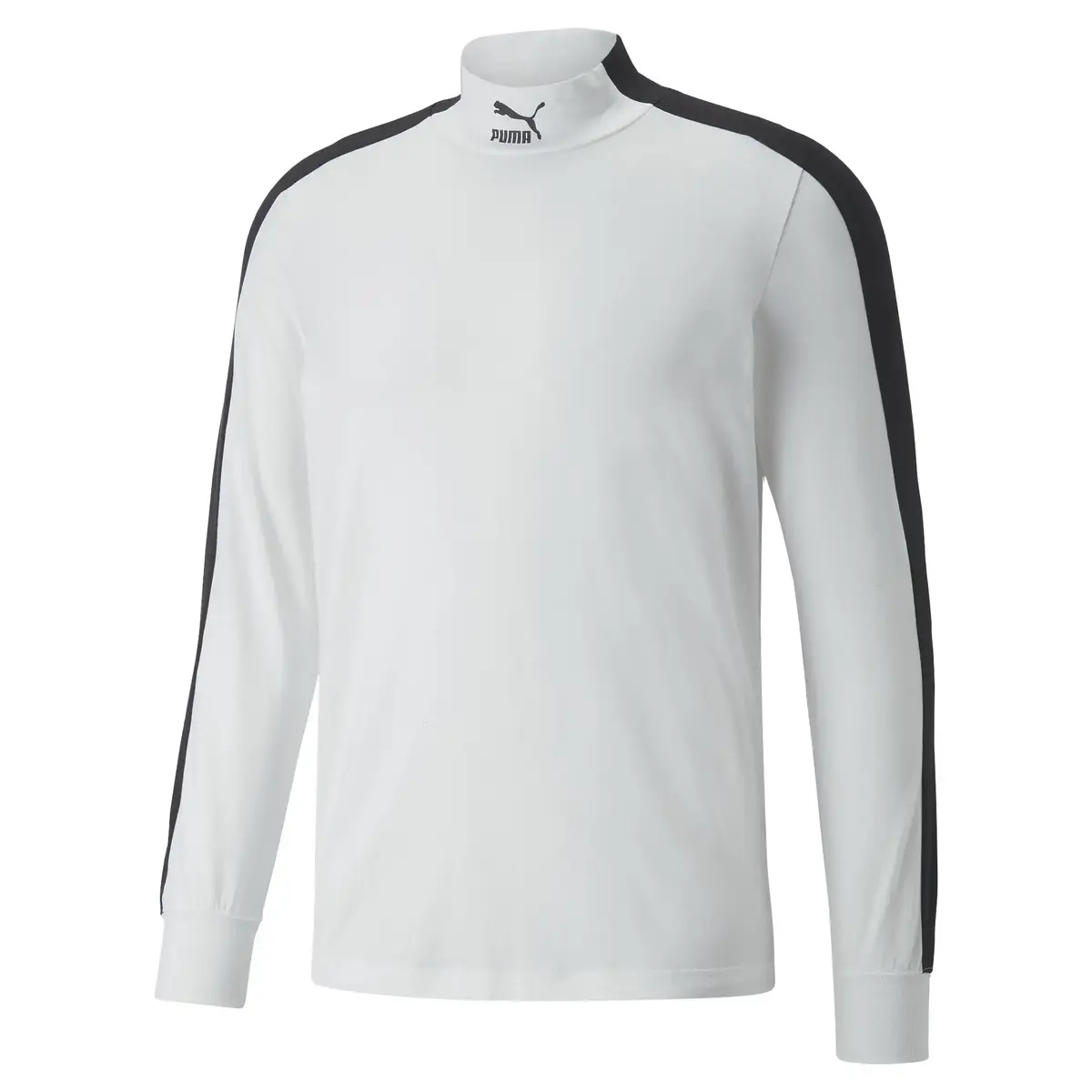 Puma T7 Mock Neck Beyaz Erkek Sweatshirt