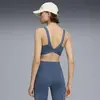 Puma PUMA SHAPE BRA - Low Mavi Kadın Sporcu Sütyeni