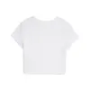 PUMA WARDROBE ESS Baby Tee Beyaz Kadın Crop