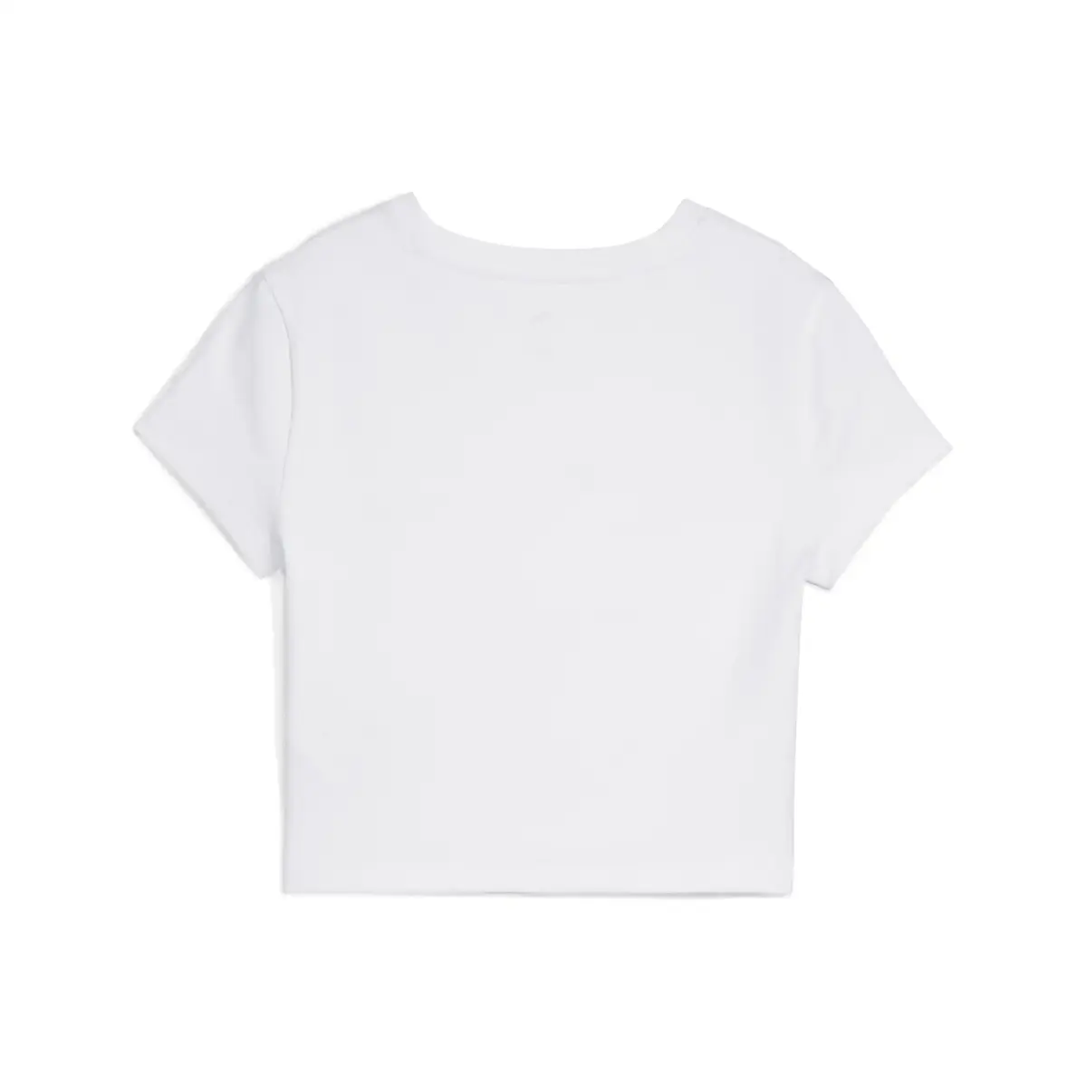 PUMA WARDROBE ESS Baby Tee Beyaz Kadın Crop