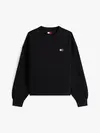 Tommy Hilfiger TJW BXY BADGE CREW, BDS Siyah Kadın Sweatshirt