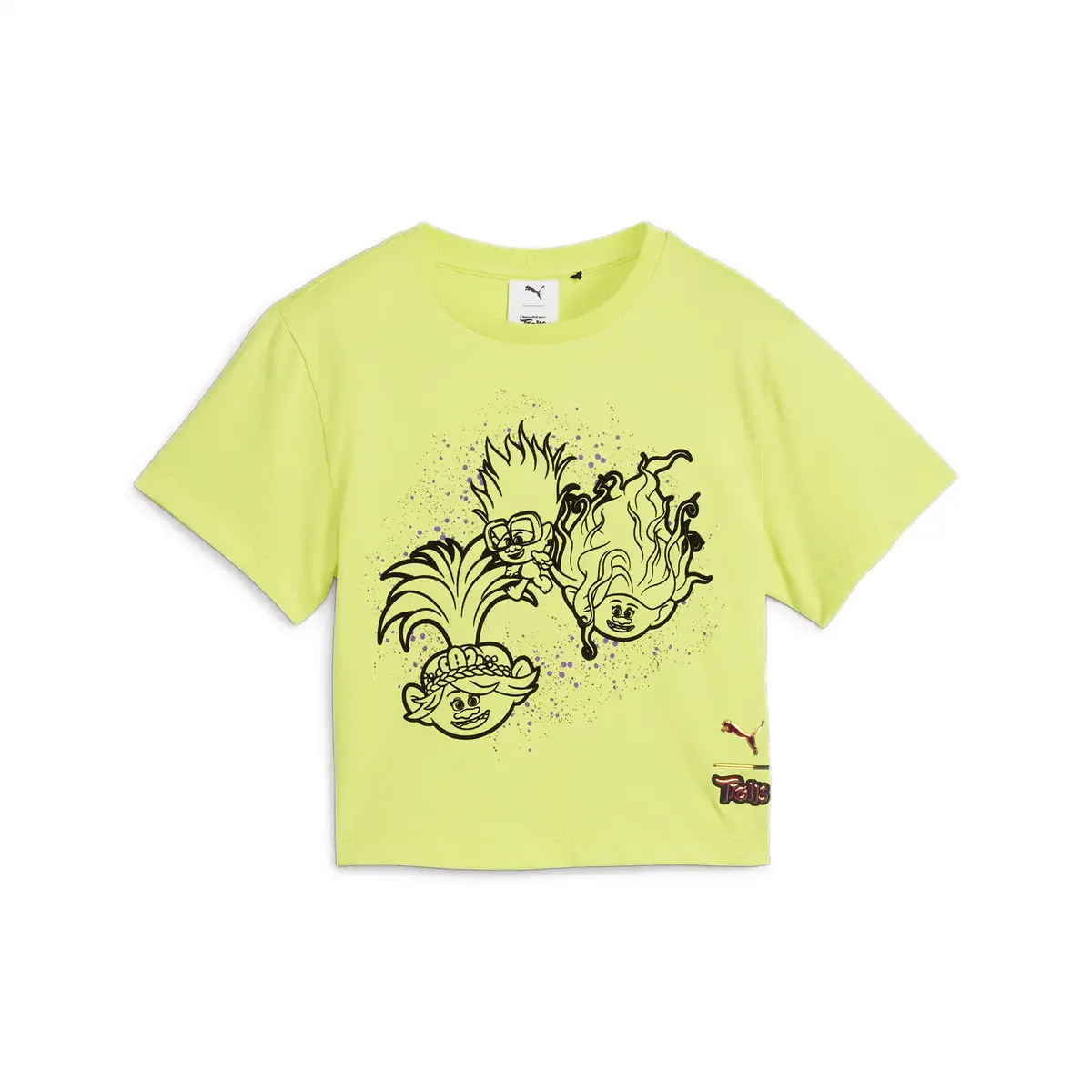 Puma X TROLLS Graphic Tee G Sarı Unisex T-Shirt