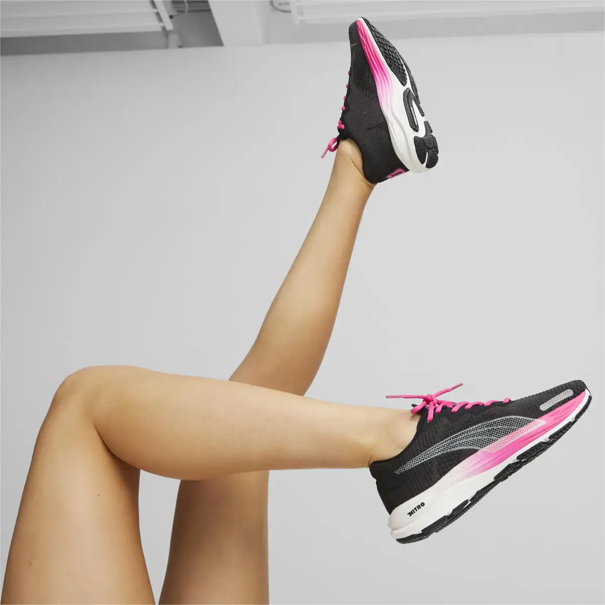 Puma Velocity Nitro 2 Fade Wns Siyah Kadın Koşu Ayakkabısı