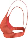 Calvin Klein TRIANGLE FIXED-RP Kadın Kırmızı Bikini Üstü