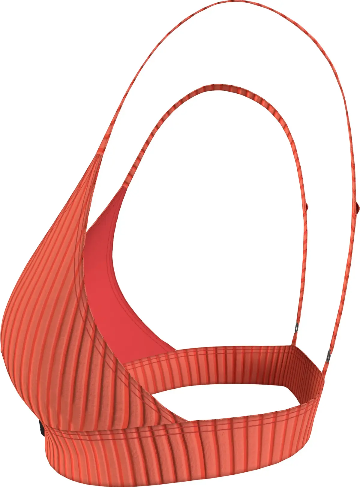Calvin Klein TRIANGLE FIXED-RP Kadın Kırmızı Bikini Üstü