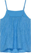 Calvin Klein CRINKLE STRAP TOP Kadın Mavi T-Shirt