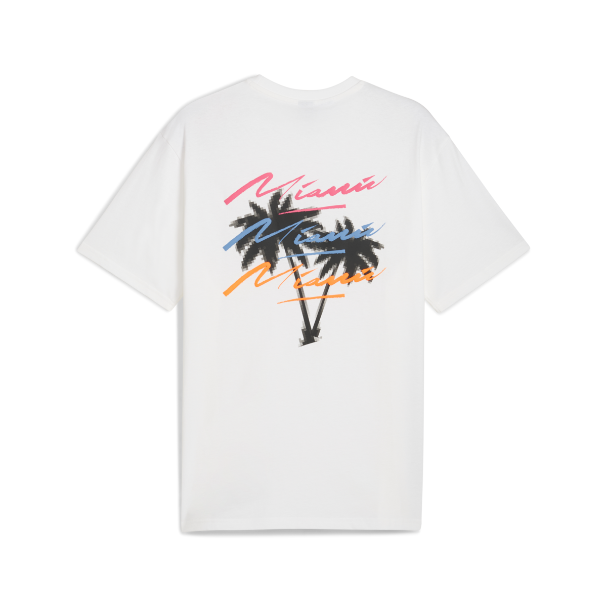 Puma Ferrari Miami Graphic Tee Beyaz Erkek T-Shirt