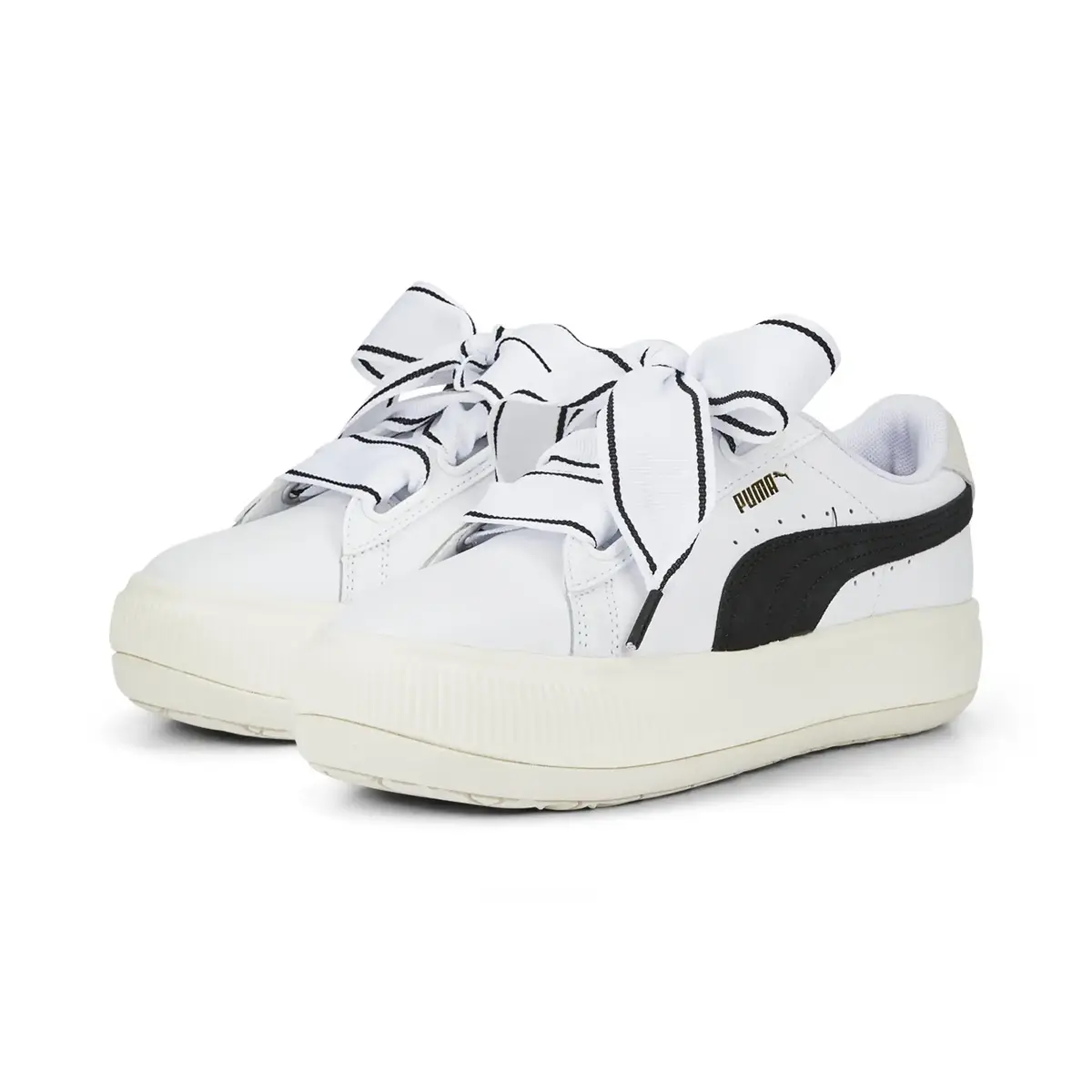 Puma Suede Mayu Heart Wns Beyaz - Siyah Kadın Günlük Spor Ayakkabı
