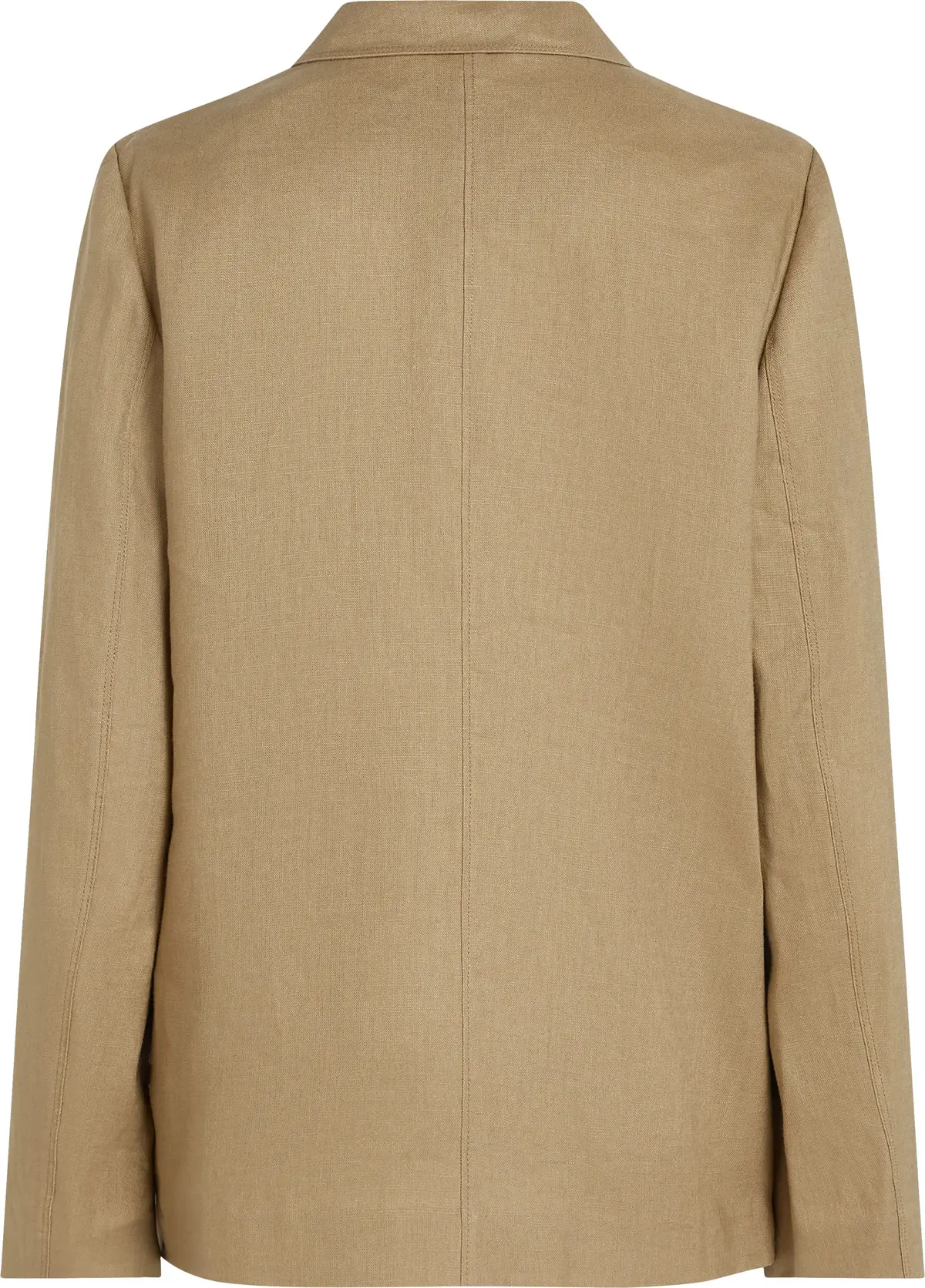 Tommy Hilfiger ESS LINEN REGULAR SB, AEH Bej Kadın Ceket