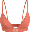 Calvin Klein FIXED TRIANGLE-RP Kadın Pembe Bikini Üstü