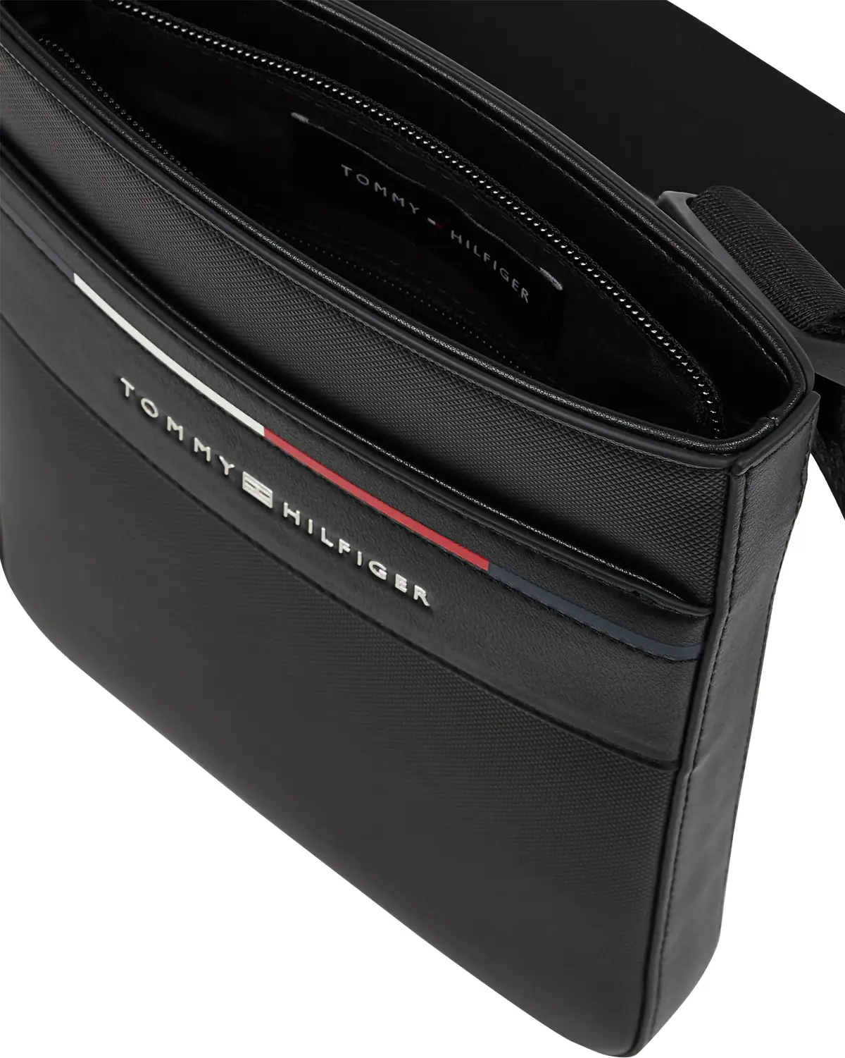 Tommy Hilfiger TH FOUNDATION MINI C, BDS Siyah Erkek Çanta & Cüzdan